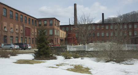 Mill building at Crane Paper Co.
