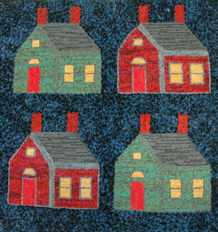 Rug hooking by Sylvia Doiron