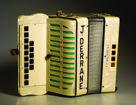 Joe Derrane's button box. Photo: Jason Dowdle